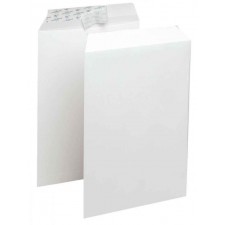 BOITE COULEUR DE 250 POCHETTES 229X324MM VELIN BLANC 90 G SANS FENETRE