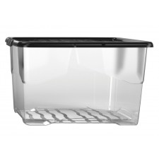 BOITE DE RANGEMENT 65L EN CRISTAL AVEC COUVERCLE