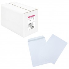 BOITE DE 250 POCHETTES NEUTRES FORMAT 229X324MM VELIN BLANC 90 G SANS F