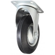 ROULETTE PIVOTANTE SANS FREIN 85MM 35KG MAX NOIR GRIS