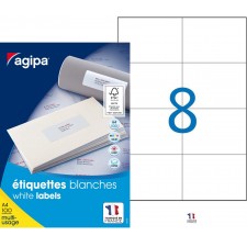 BOITE DE 800 ETIQUETTE MULTIUSAGE 105X74