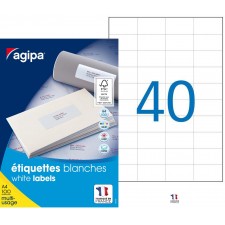 BOITE DE 4000 ETIQUETTE MULTIUSAGE 52-5X29-7