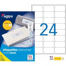 BOITE DE 2400 ETIQUETTES MULTIUSAGE 70X35