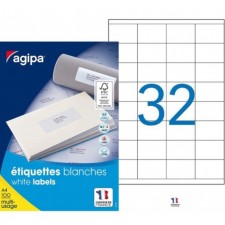 BOITE DE 3200 ETIQUETTES MULTIUSAGE 51X33-8