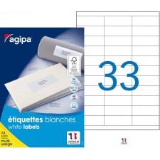 BOITE DE 3300 ETIQUETTES MULTIUSAGE 70X25