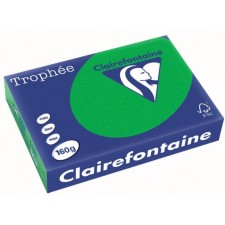 RAMETTE A4 CLAIREFONTAINE VERT BILLARD 160G 250 FEUILLES