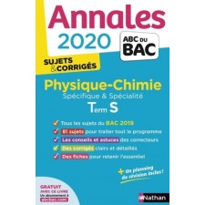 ANNALES PHYSIQUE-CHIMIE TLE S SPECIFIQUE ET SPECIALITE - SUJETS ET CORRIGES - GRAND FORMA