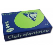 RAMETTE A4 CLAIREFONTAINE VERT MENTHE 160G 250 FEUILLES
