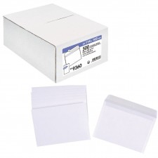 BOITE DE 500 ENVELOPPES NEUTRES FORMAT 114X162MM BLANC