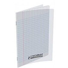 CAHIER CLASSIQUE 17X22CM GRANDS CARREAUX SEYES 140 PAGES AGRAFEES COU