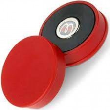 BOITE DE 10 AIMANTS RONDS A15 MM COLORIS ASSORTIS