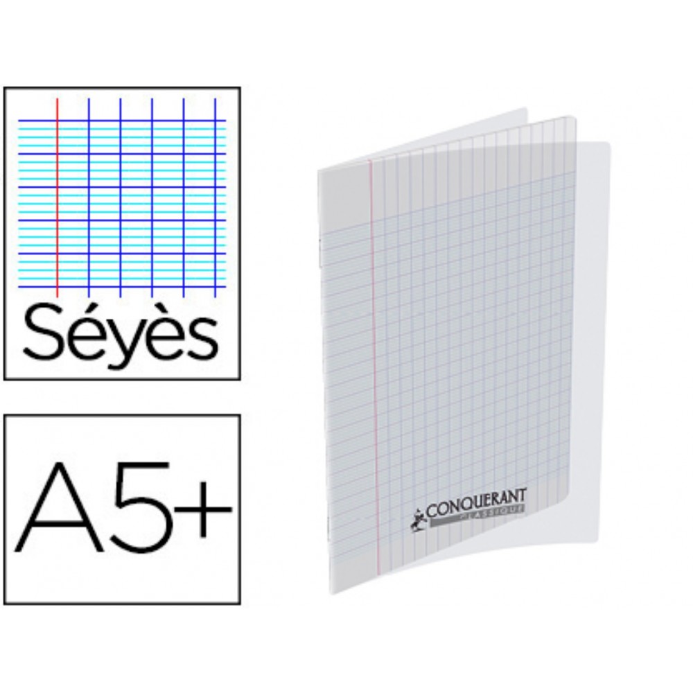 Bloc-notes A5 OXFORD gris 160 pages - carreaux 5x5mm - 148x210mm