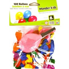 SACHET DE 100 BOMBES A EAU + POMPE