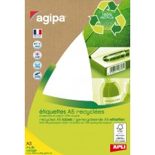ETUI A5 DE 45 ETIQUETTES ADHESIVES 12-8X38