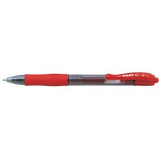 STYLO G2 A BILLE POINTE LARGE RETRACTABLE ROUGE