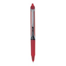 STYLO ROLLER V5 POINTE FINE RETRACTABLE ROUGE
