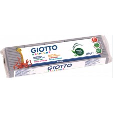 PATE A MODELER GIOTTO PATPLUME PAIN DE 350G GRIS DES 2 ANS