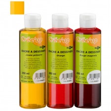 ENCRE A DESSINER 250 ML - JAUNE D OR