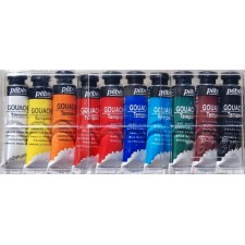 GOUACHE PEBEO BOITE DE 10 TUBES DE 10 ML