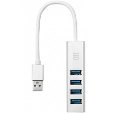 HUB D2 DIFFUSION 4 PORTS USB 3-0 2 ALIMENTATIONS PC OU SECTEUR