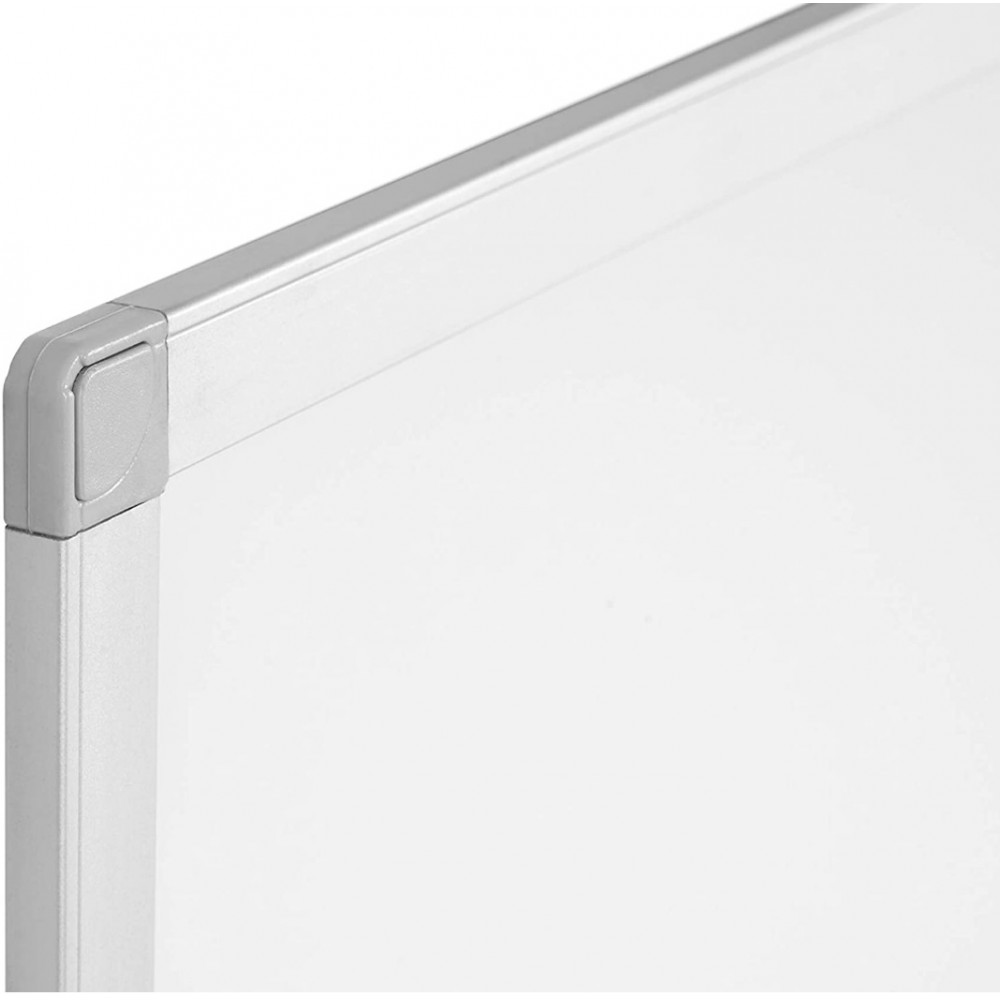 Facile à effacer Rocada Tableau blanc magnétique 90 x 120 cm avec cadre en aluminium 