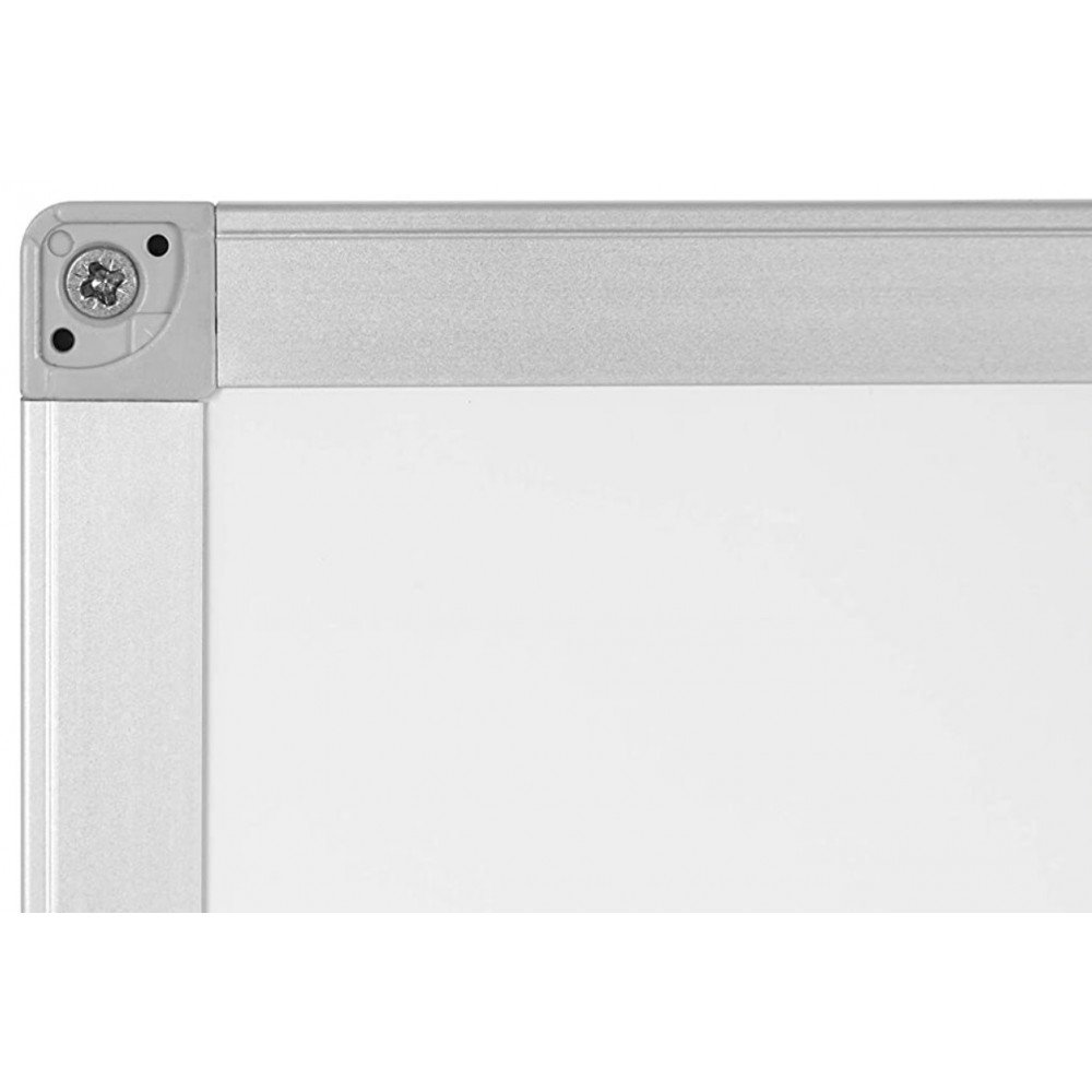 Tableau blanc effaçable à sec magnétique économique avec cadre en aluminium  72 x 48 po