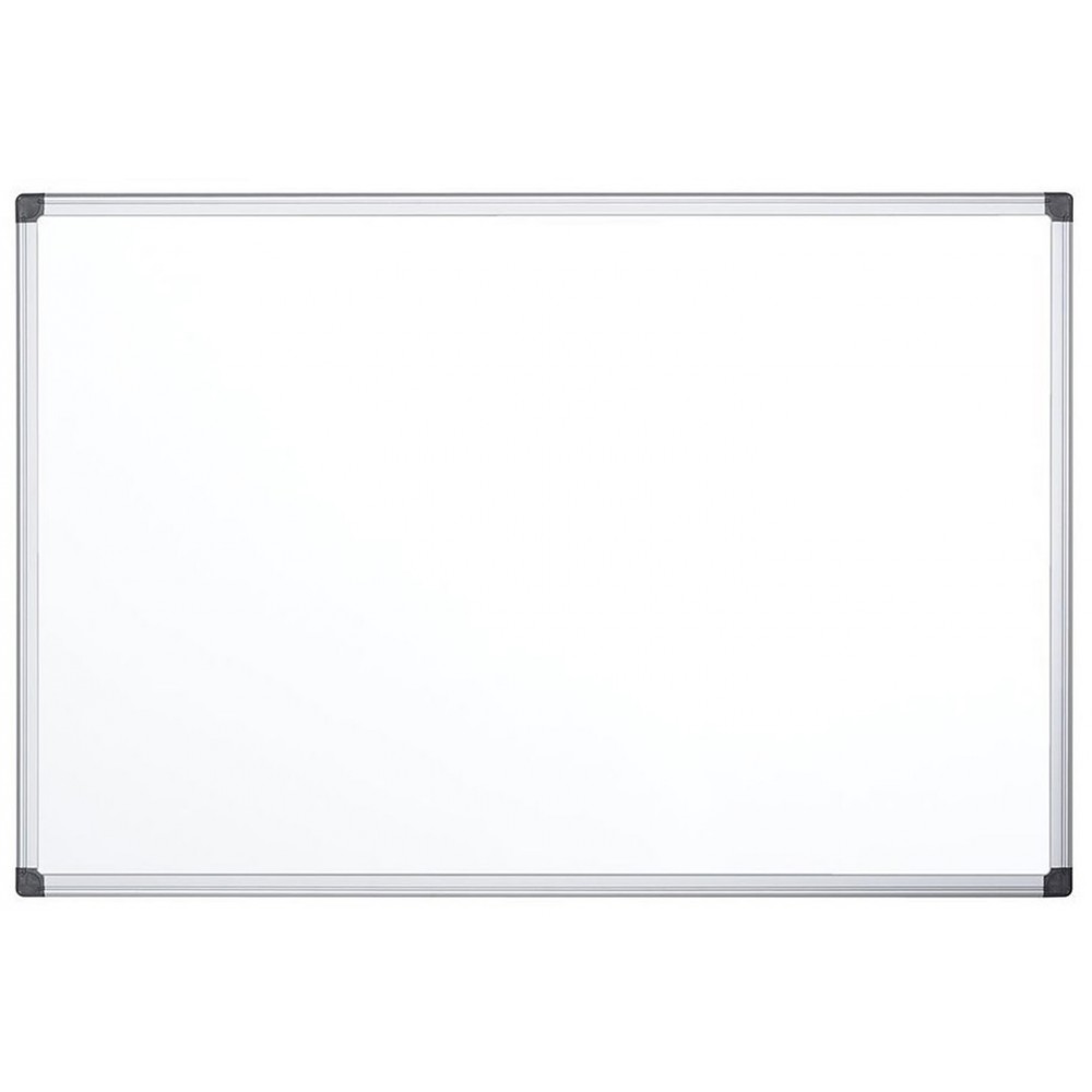 Tableau blanc effaçable à sec 70 x 100 cm - réglure double ligne maternelle