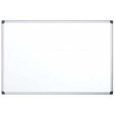 TABLEAU BLANC MAGNETIQUE CADRE ALUMINIUM 90X60CM