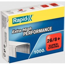 AGRAFES EN FIL RAPID SUPERSTRONG 26/8 BOITE DE 1000