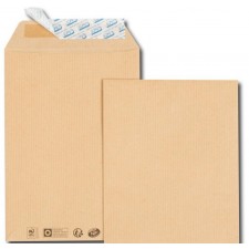 PAQUET D'ENVELOPPES KRAFT BRUN 260X330 90 G/M TYPE 24 AUTO ADHESIVES X50