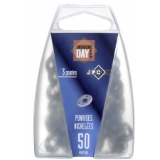 BOITE DE  50 PUNAISES NICKELEES