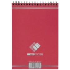 BLOC A SPIRALES  STENO RELIURES INTEGRALE 148X210 180P 60G