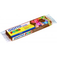 PATE A MODELER GIOTTO PONGO SOFT - PAIN DE 450G MARRON
