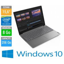 ORDINATEUR PORTABLE LENEVO 15.6 CELERON N4020 8 GO 256 SSD W10