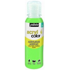 PEINTURE ACRYLCOLOR PEBEO 150ML VERT CLAIR DES 5 ANS