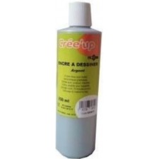ENCRE A DESSINER CREE UP 250 ML - ARGENT