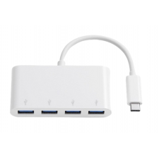 HUB D2 DIFFUSION 4 PORTS USB-C 3.0 POUR PC - MAC BLANC