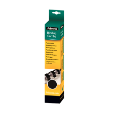 ANNEAUX PLASTIQUES FELLOWES 16 MM NOIR X 25