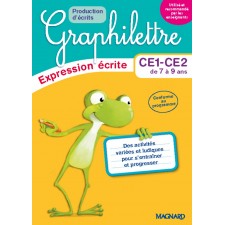 CAHIER D'ACTIVITES LUDIQUES GRAPHILETTRE - EXPRESSION ECRITE CE1 CE2