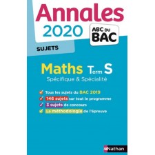 ANNALES BAC 2020 MATHEMATIQUES TLE S SUJETS 2019