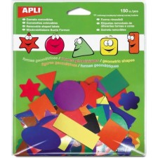 POCHETTES DE GOMMETTES GEOMETRIQUES APPLI X150