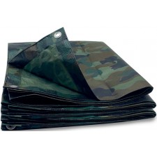 BACHE DE CAMOUFLAGE TERRE JARDIN 3.60 X 5M