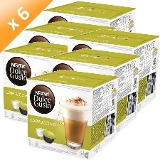 DOLCE GUSTO CAPPUCCINO 16 CAPSULES 200G  X6