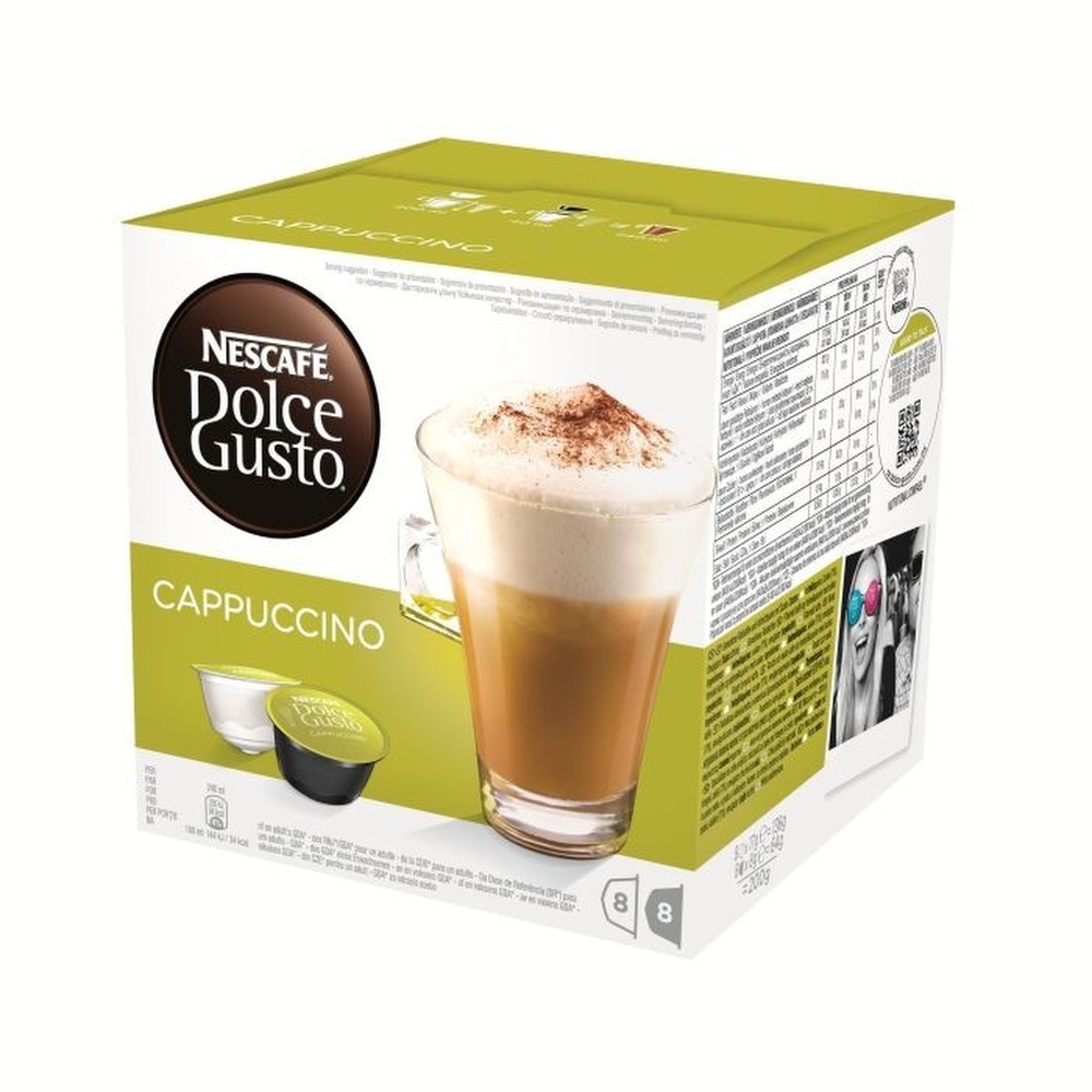 DOLCE GUSTO CAPPUCCINO 16 CAPSULES 200G X6