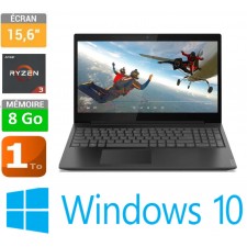 ORDINATEUR PORTABLE LENOVO IDEAPAD L340-15API 81LW00G3FE  15-6RYZEN3 3200U 8GO-1TO W10 NOIR