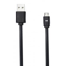 CABLE USB WE MICRO PLAT 1M NOIR
