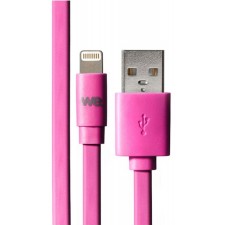 CABLE USB LIGHTNING WE PLAT 1M FUSHIA