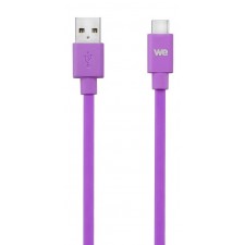 CABLE USB-C WE A MALE PLAT 1M USB3-1 VIOLET