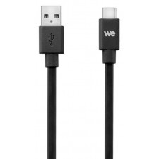 CABLE USB-C WE A MALE PLAT 1M USB3-1 NOIR