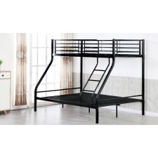 LITS SUPERPOSES ASHER 2 PLACES 1 PLACE EN METAL NOIRS